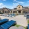 Sparkling swimming pool with Lush Landscaping
