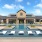 Sparkling swimming pool with Lush Landscaping